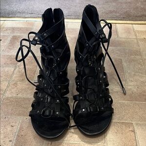 Aldo Gladiator Style Lace Up Heels